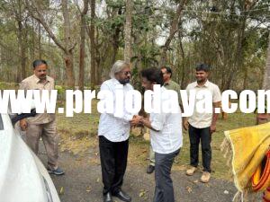 ಹಾಸನದ ಗೆಂಡೆಕಟ್ಟೆ ಅರಣ್ಯ ಪ್ರದೇಶದಲ್ಲಿ ಸಚಿವ ಈಶ್ವರ್ ಖಂಡ್ರೆ: ಸಂಸದ ಶ್ರೇಯಸ್ ಭೇಟಿ